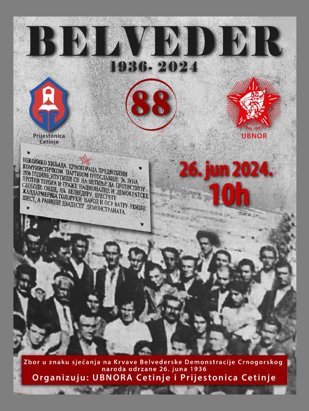 Reklamni poster za najavu Belvedera